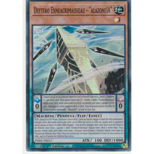 PHRE  Deftero Ennéacrimaisseau - "alazoneIA" (V.2 - Super Rare)