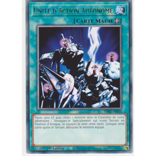 PHRE  Unité d'Action Autonome (V.1 - Rare)