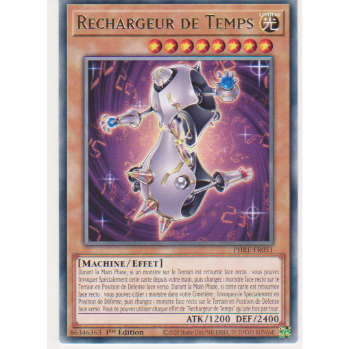 PHRE  Rechargeur de Temps
