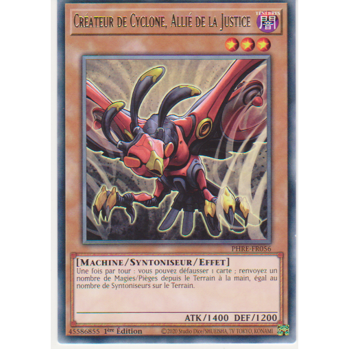 PHRE  Créateur de Cyclone, Allié de la Justice