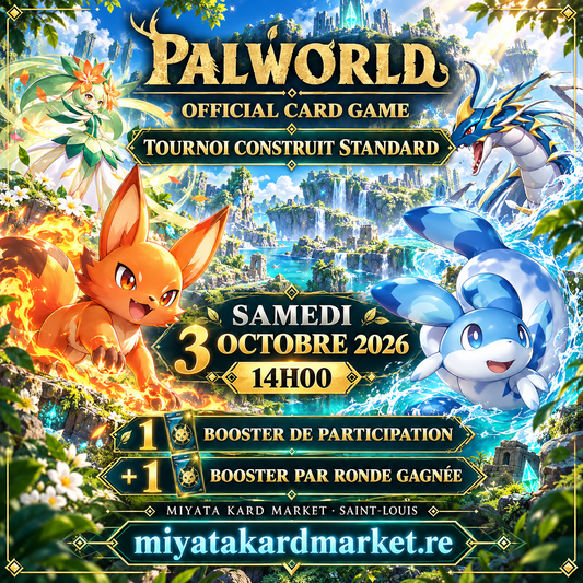 Palworld Official Card Game - Tournoi Construit Standard - Samedi 03 Octobre 2026 à 14h00
