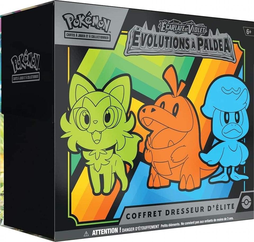 Pokémon Coffret Dresseur d'Élite - EV02 Évolutions à Paldea FR