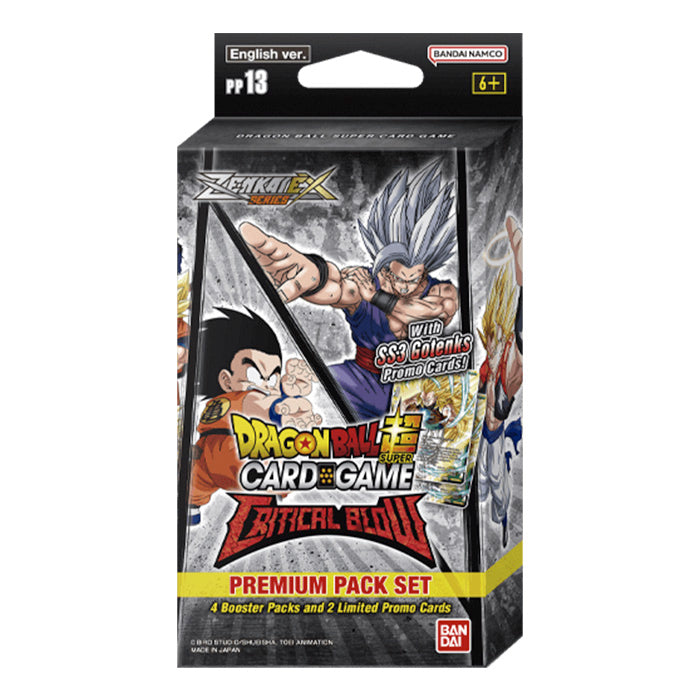 Premium Pack 13 Dragon Ball Super Card Game - Critical Blow (Anglais)