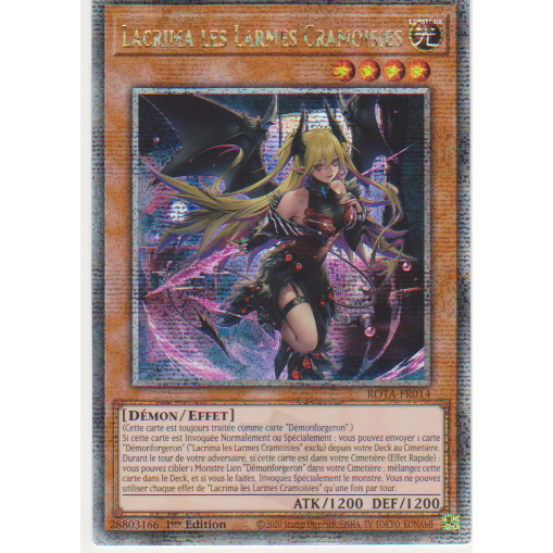 ROTA Lacrima les Larmes Cramoisies (V.2 - Quarter Century Secret Rare)