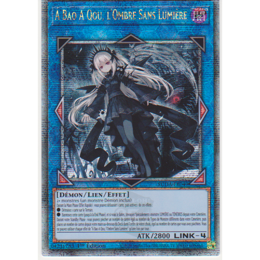 SUDA  Á Bao A Qou, l'Ombre Sans Lumière (V.2 - Quarter Century Secret Rare)