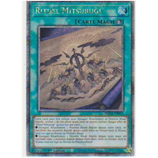 SUDA  Rituel Mitsurugi (V.2 - Quarter Century Secret Rare)