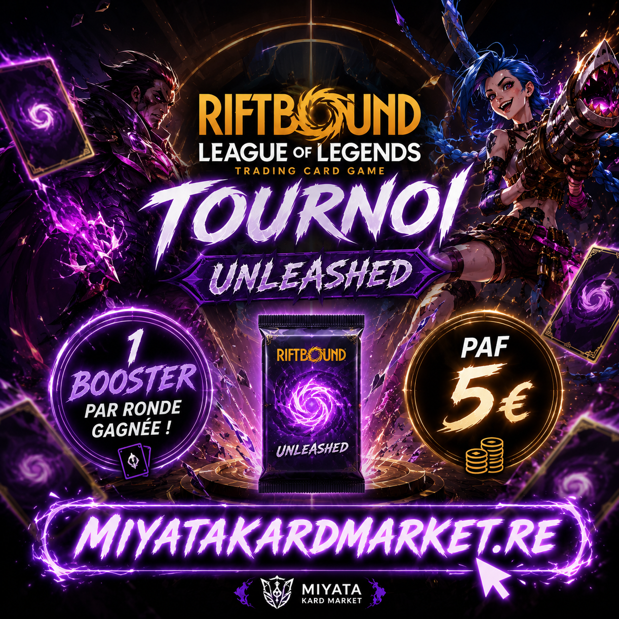 Riftbound League of Legends TCG - Tournoi Construit NEXUS Saison Unleashed - 4 Juillet 13h30