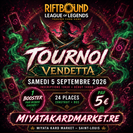 Riftbound League of Legends TCG - Tournoi Construit NEXUS Saison Vendetta - 5 Septembre 13h30