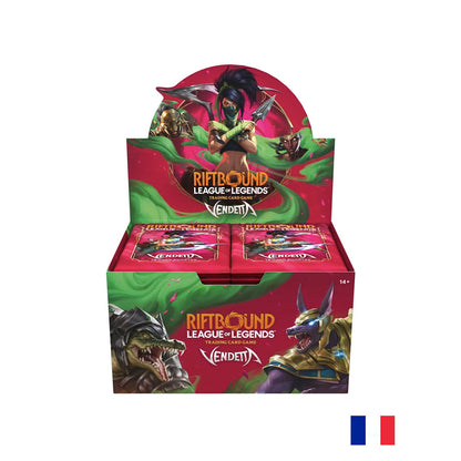 Boite de 24 Boosters - Riftbound League of Legends TCG : Vendetta FR (Précommande sortie le 23.10.26)