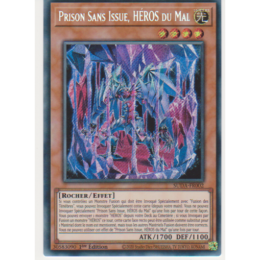 SUDA  Prison Sans Issue, Héros du Mal (V.1 - Secret Rare)