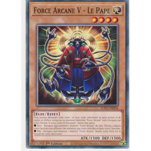 SUDA  Force Arcane V - Le Pape