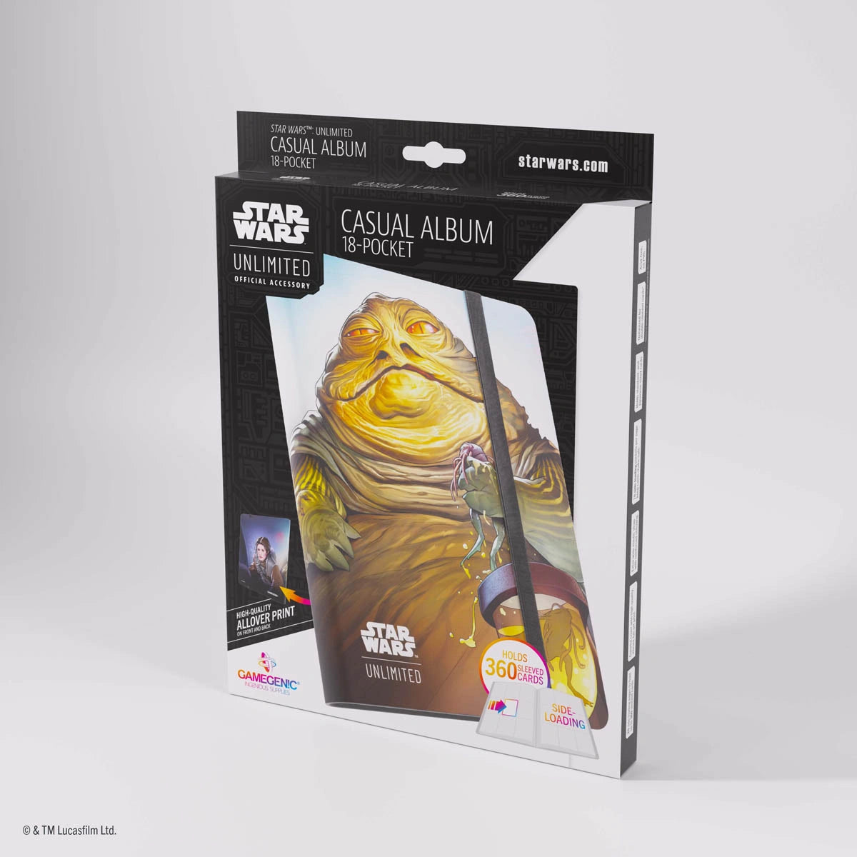 GG : SW Unlimited Casual Album 360 Cartes : Jabba Le Hutt & Leia Organa