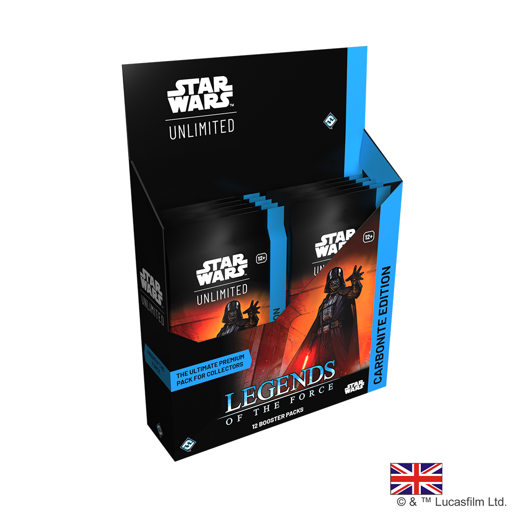 Boite de 12 Boosters Carbonite Edition - Légendes de la Force - Star Wars: Unlimited (Anglais)