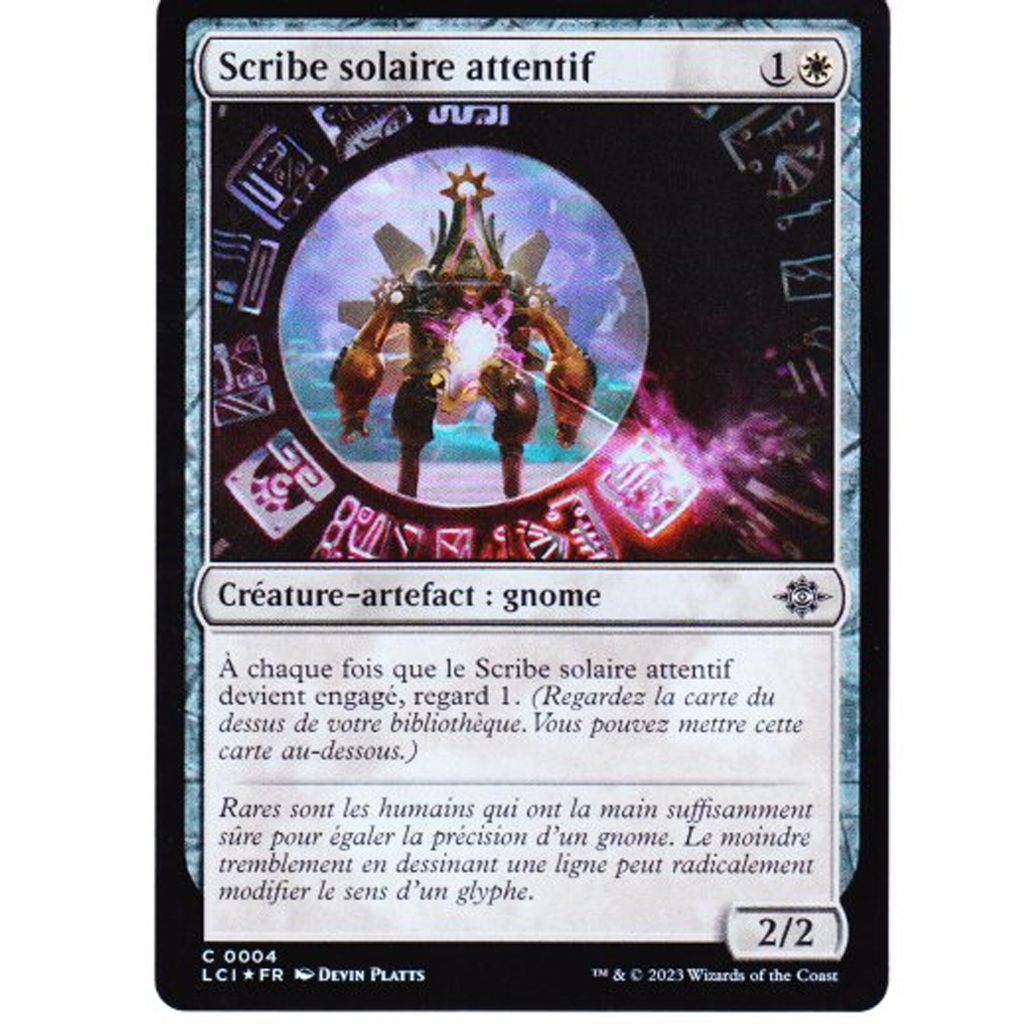 LCI Scribe solaire attentif *FOIL*