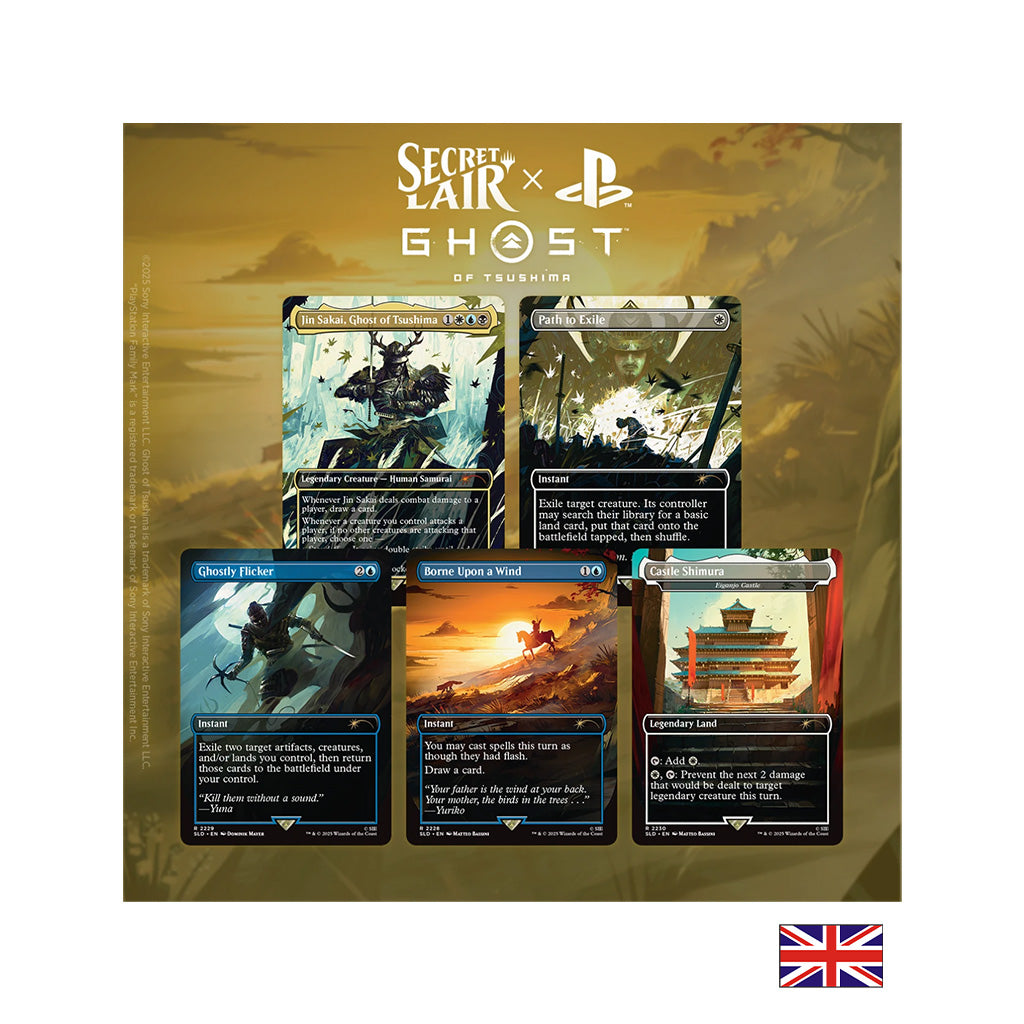 Secret Lair x Playstation - Ghost of Tsushima (non foil) - Magic: The Gathering (Anglais) (Précommande sortie le 18.12.25)