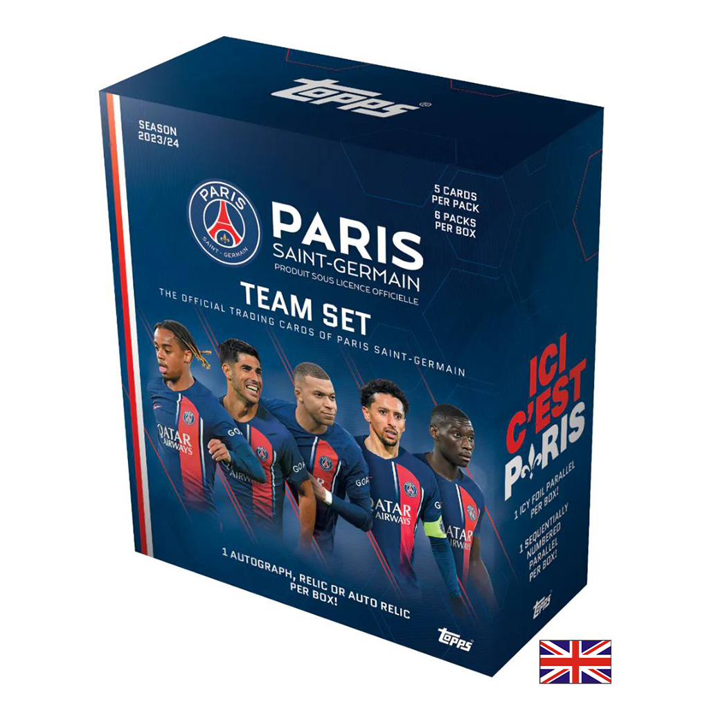 Topps - Boîte de 6 Boosters - PSG Team Set 23/24