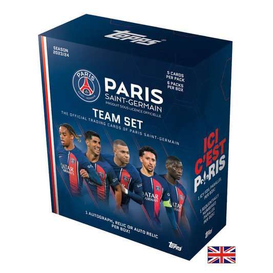 Topps - Boîte de 6 Boosters - PSG Team Set 23/24