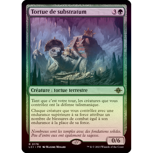 LCI  Tortue de substratum *FOIL*