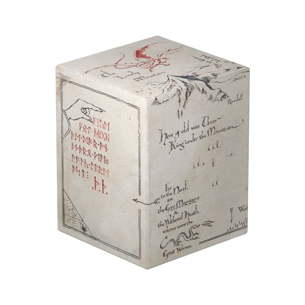 Ultimate Guard - Boulder Deck Case 100+ - The Hobbit - Thror's Map (Glow in the Dark)