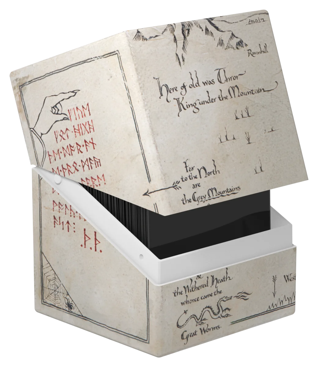 Ultimate Guard - Boulder Deck Case 100+ - The Hobbit - Thror's Map (Glow in the Dark)