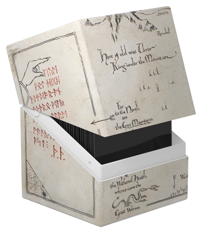 Ultimate Guard - Boulder Deck Case 100+ - The Hobbit - Thror's Map (Glow in the Dark)