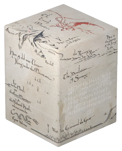 Ultimate Guard - Boulder Deck Case 100+ - The Hobbit - Thror's Map (Glow in the Dark)