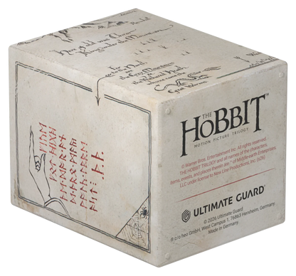 Ultimate Guard - Boulder Deck Case 100+ - The Hobbit - Thror's Map (Glow in the Dark)