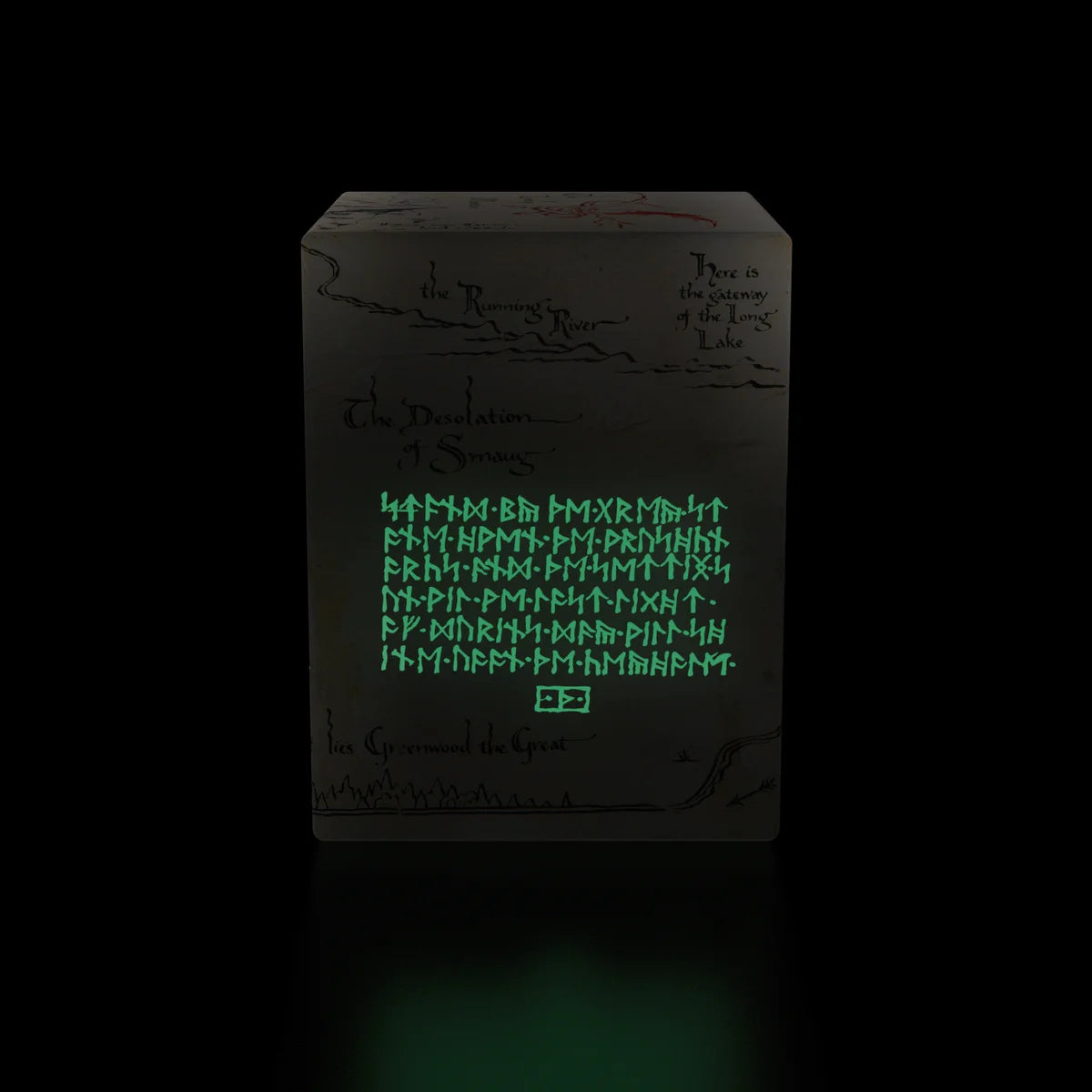 Ultimate Guard - Boulder Deck Case 100+ - The Hobbit - Thror's Map (Glow in the Dark)