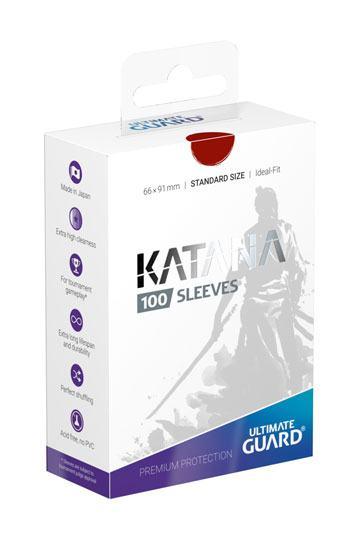 Katana Rouge - Ultimate Guard 100 protège-cartes - Sleeves Standard