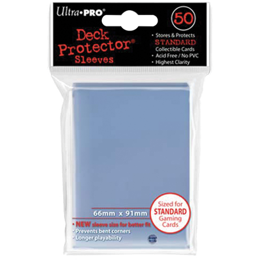 Ultra PRO : 50 Sleeves Standard Transparent