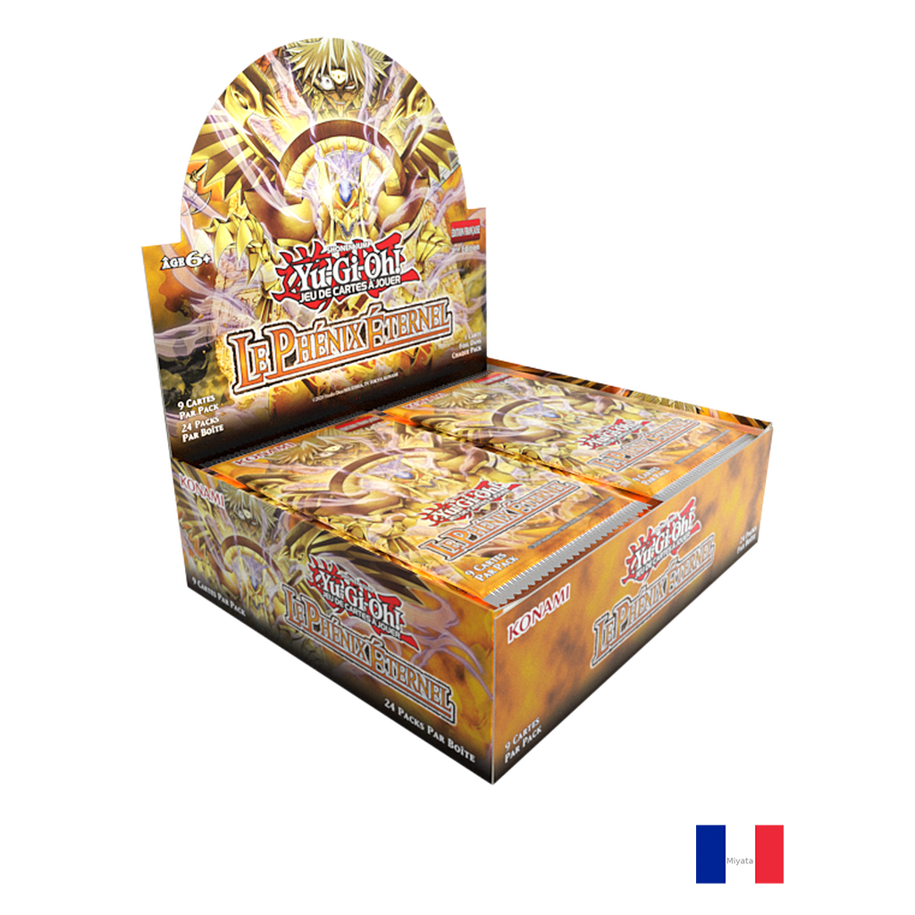 Boîte de 24 Boosters - Le Phénix Éternel - Yu-Gi-Oh! - Français — 1 display scellé de 24 boosters — drapeau français Miyata