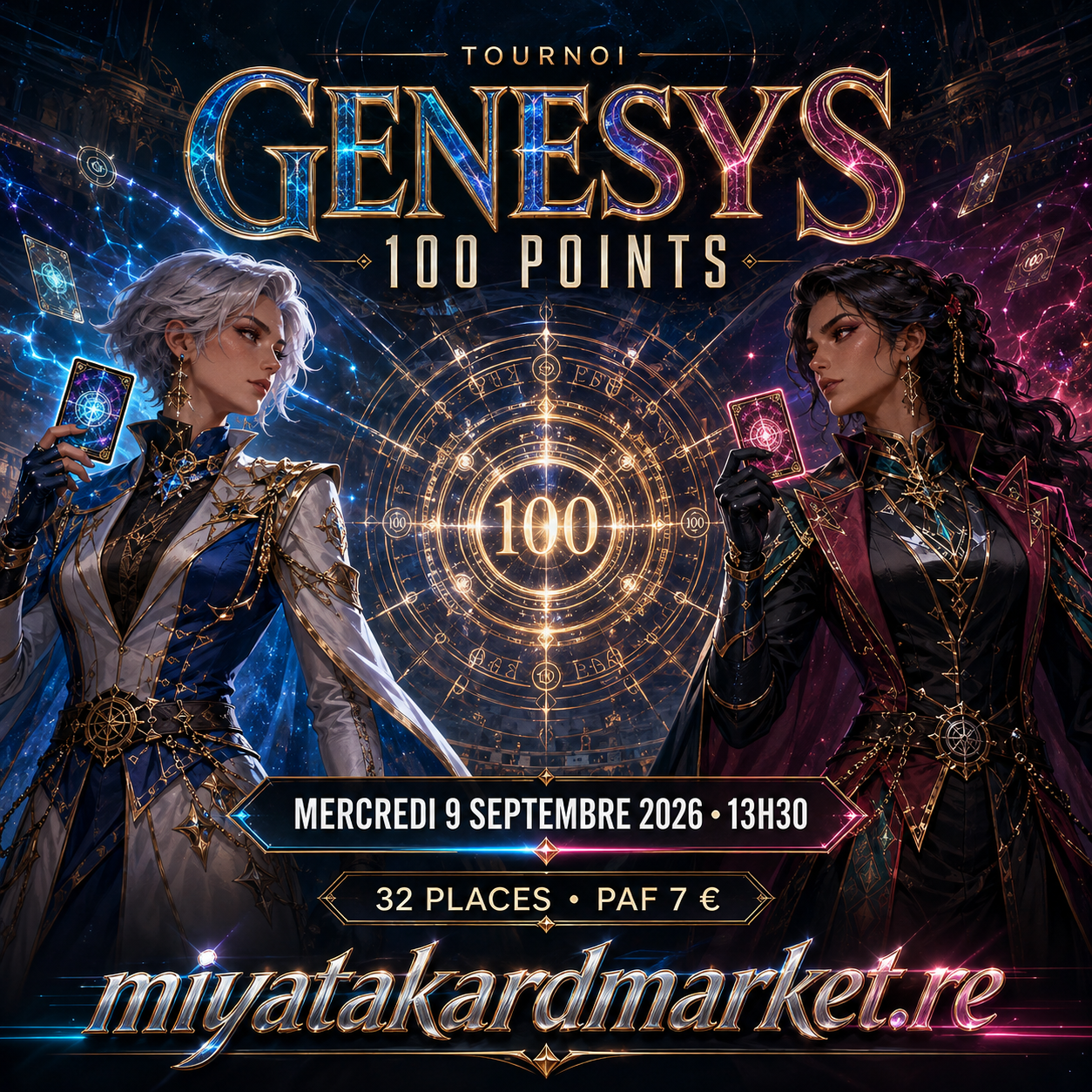 Yu-Gi-Oh! - Tournoi FORMAT GENESYS 100 POINTS - 9 Septembre 13h30