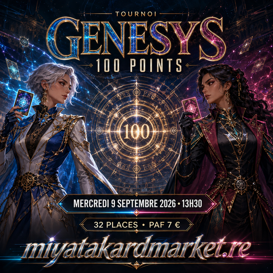Yu-Gi-Oh! - Tournoi FORMAT GENESYS 100 POINTS - 9 Septembre 13h30