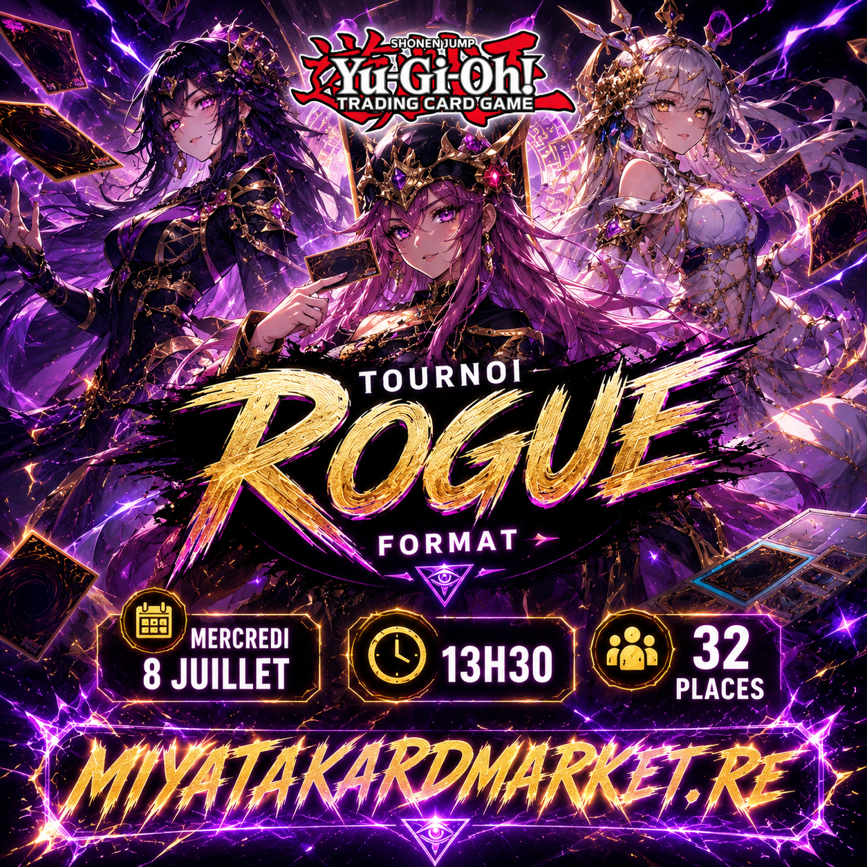 Yu-Gi-Oh! - Tournoi Spécial FORMAT ROGUE - 8 Juillet 13h30