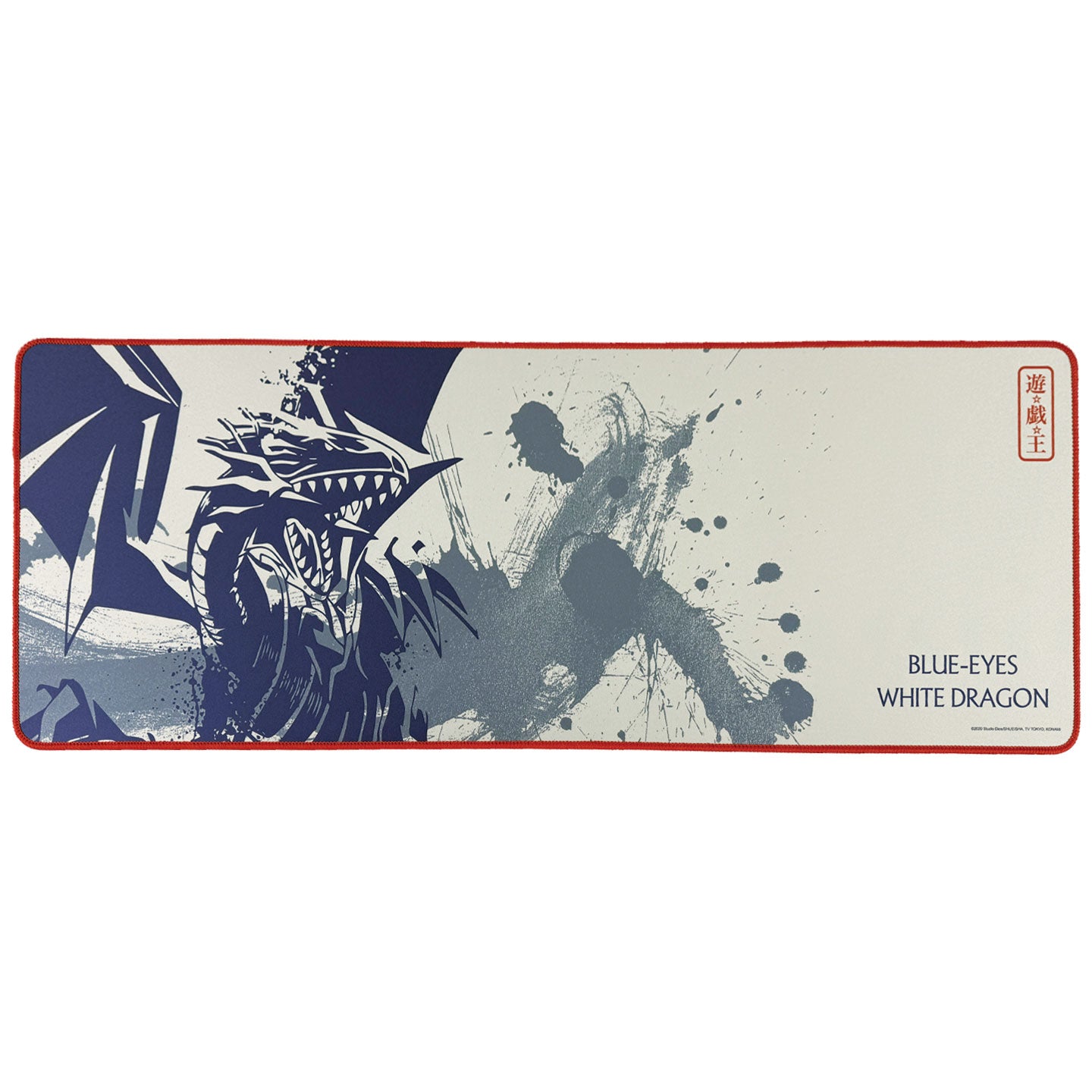 Yu-Gi-Oh! - Tapis de souris de jeu et Dessous de verre Dragon Blanc aux Yeux Bleus