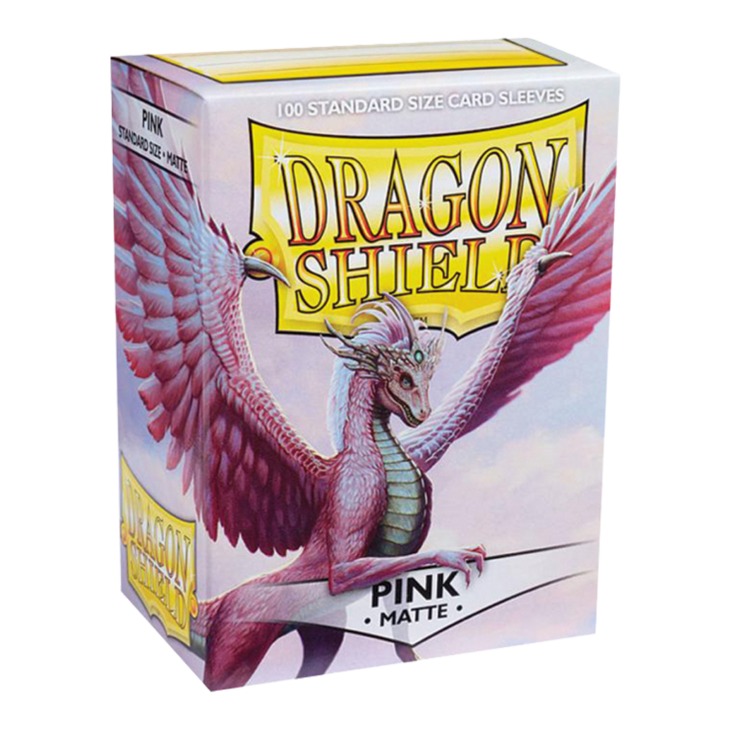 Dragon Shield 100 Sleeves Standard Pink Matte