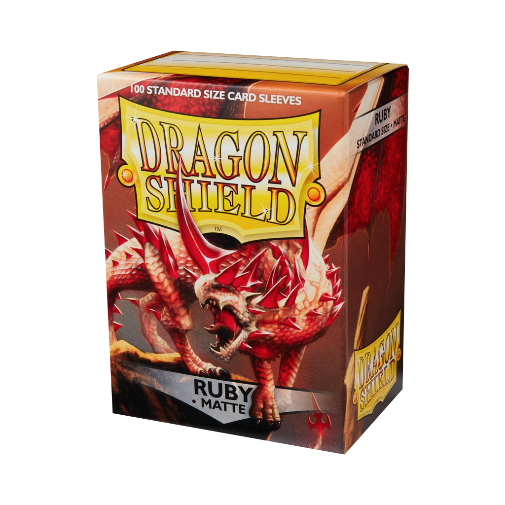 Dragon Shield 100 Sleeves Standard Ruby Matte