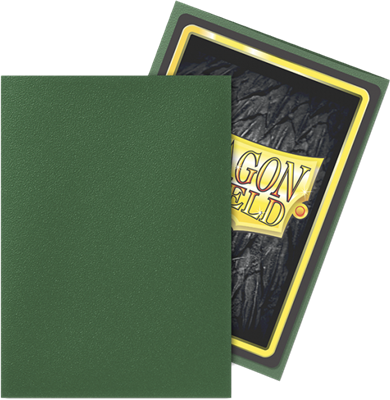 Dragon Shield 100 Sleeves Standard Forest Green Matte