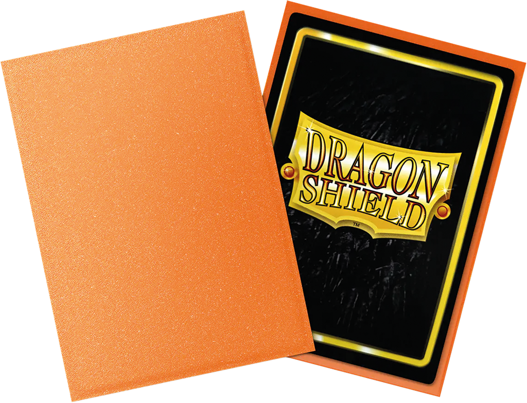 Dragon Shield 100 Sleeves Standard Amber Matte