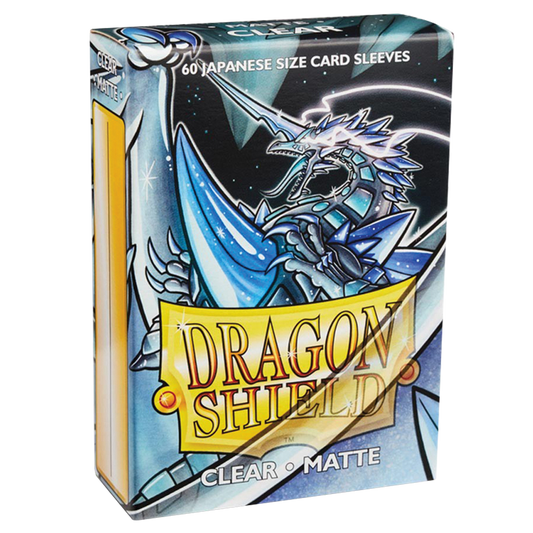 60 Dragon Shield Matte Japanese: Clear - Sleeves Small