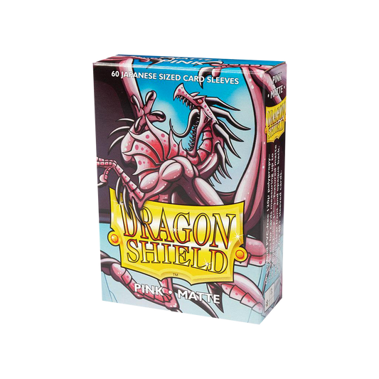 60 Dragon Shield Matte Japanese : Pink - Sleeves Small