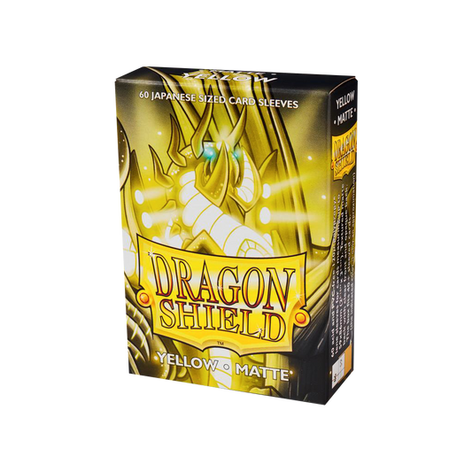 Dragon Shield 60 Sleeves Small Yellow Matte