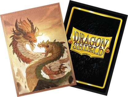 Dragon Shield 100 Matte Dual Art Sleeves Standard Wood Snake