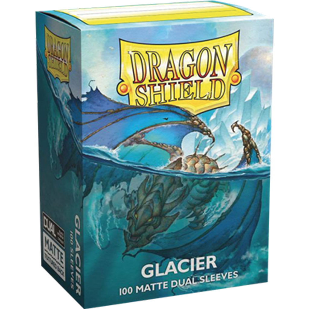 Dragon Shield 100 Matte Dual Sleeves Standard Glacier