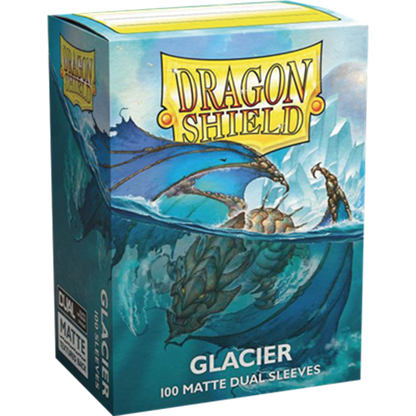 Dragon Shield 100 Matte Dual Sleeves Standard Glacier