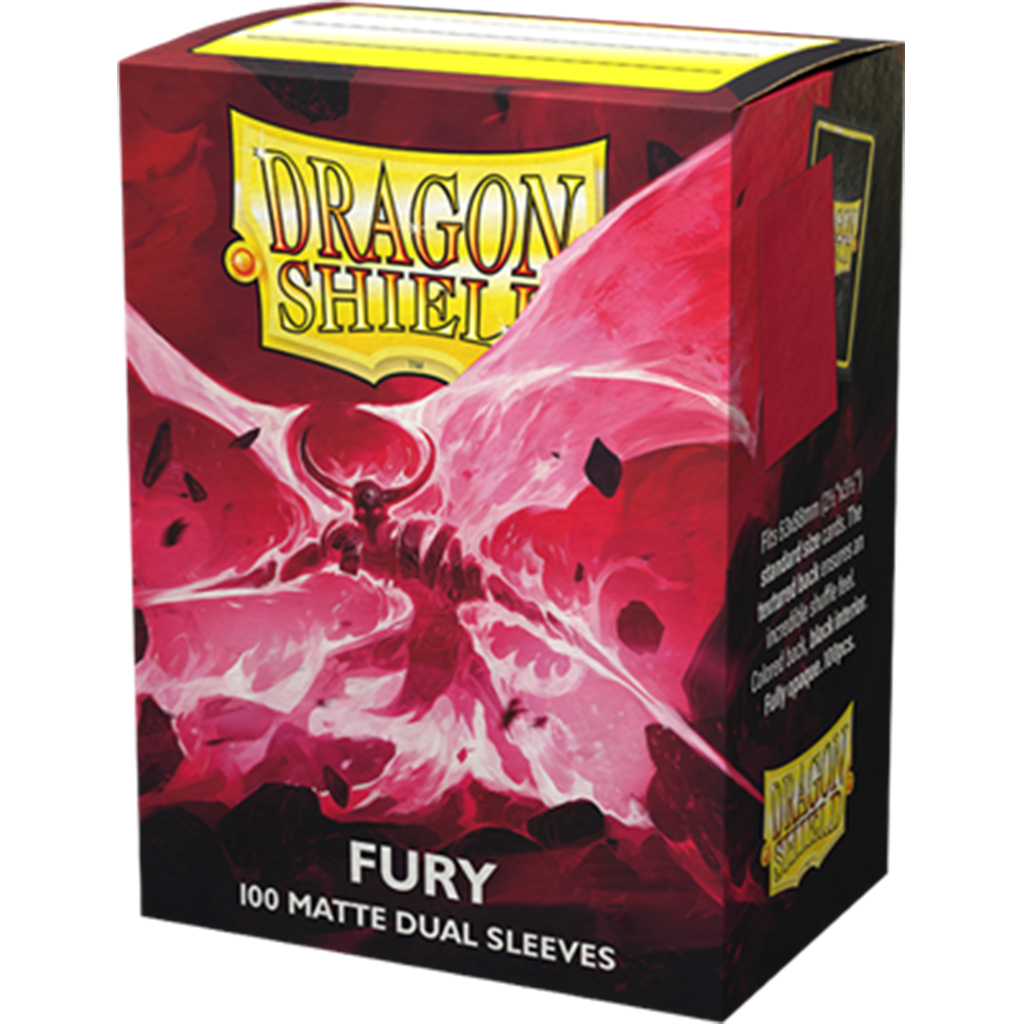 Dragon Shield 100 Matte Dual Sleeves Standard: Fury