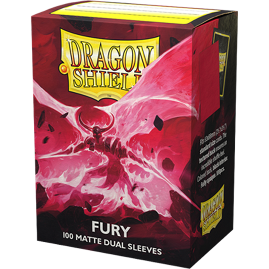 Dragon Shield 100 Matte Dual Sleeves Standard: Fury