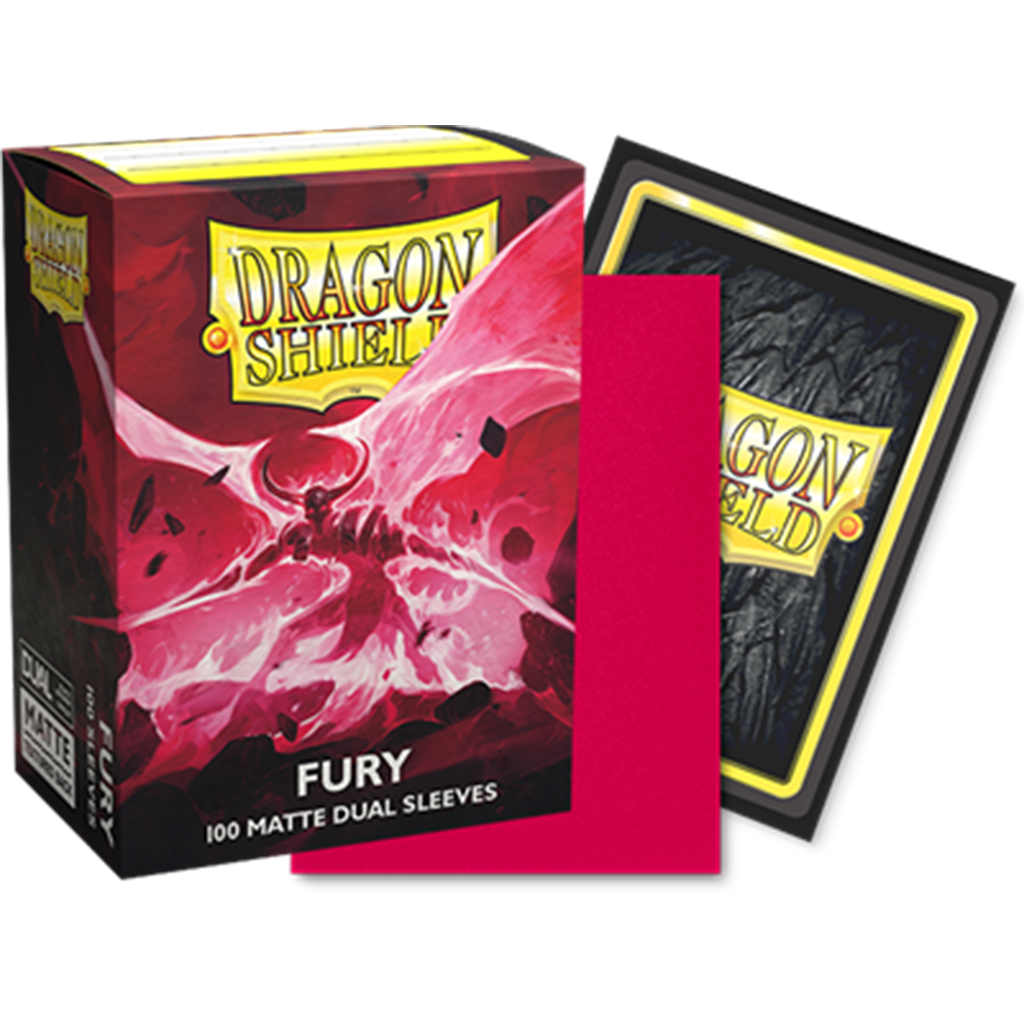 Dragon Shield 100 Matte Dual Sleeves Standard: Fury