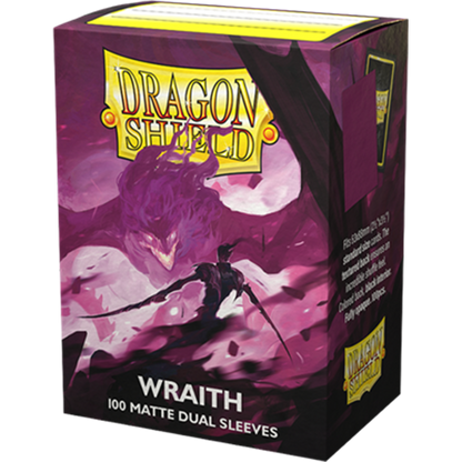 Dragon Shield 100 Matte Dual Sleeves Standard: Wraith