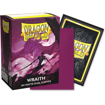 Dragon Shield 100 Matte Dual Sleeves Standard: Wraith